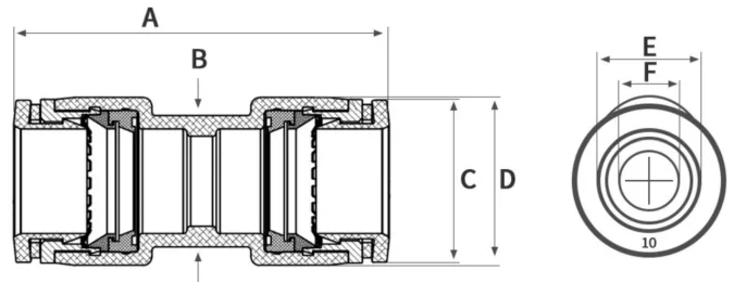 MicroDuct straight Connector detail image 3
