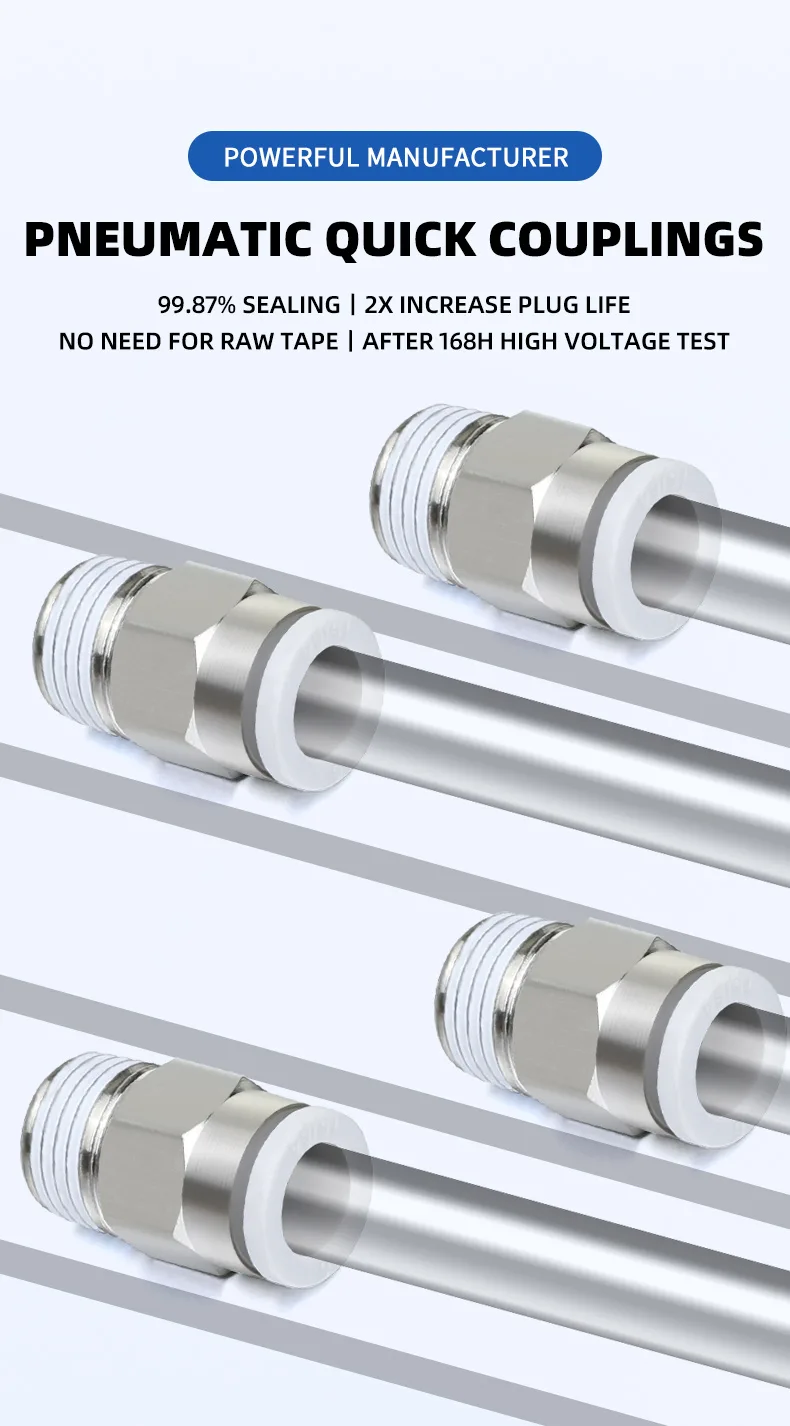MINI PC Pneumatic Fitting - Durable, High-Performance Connector detail image 1