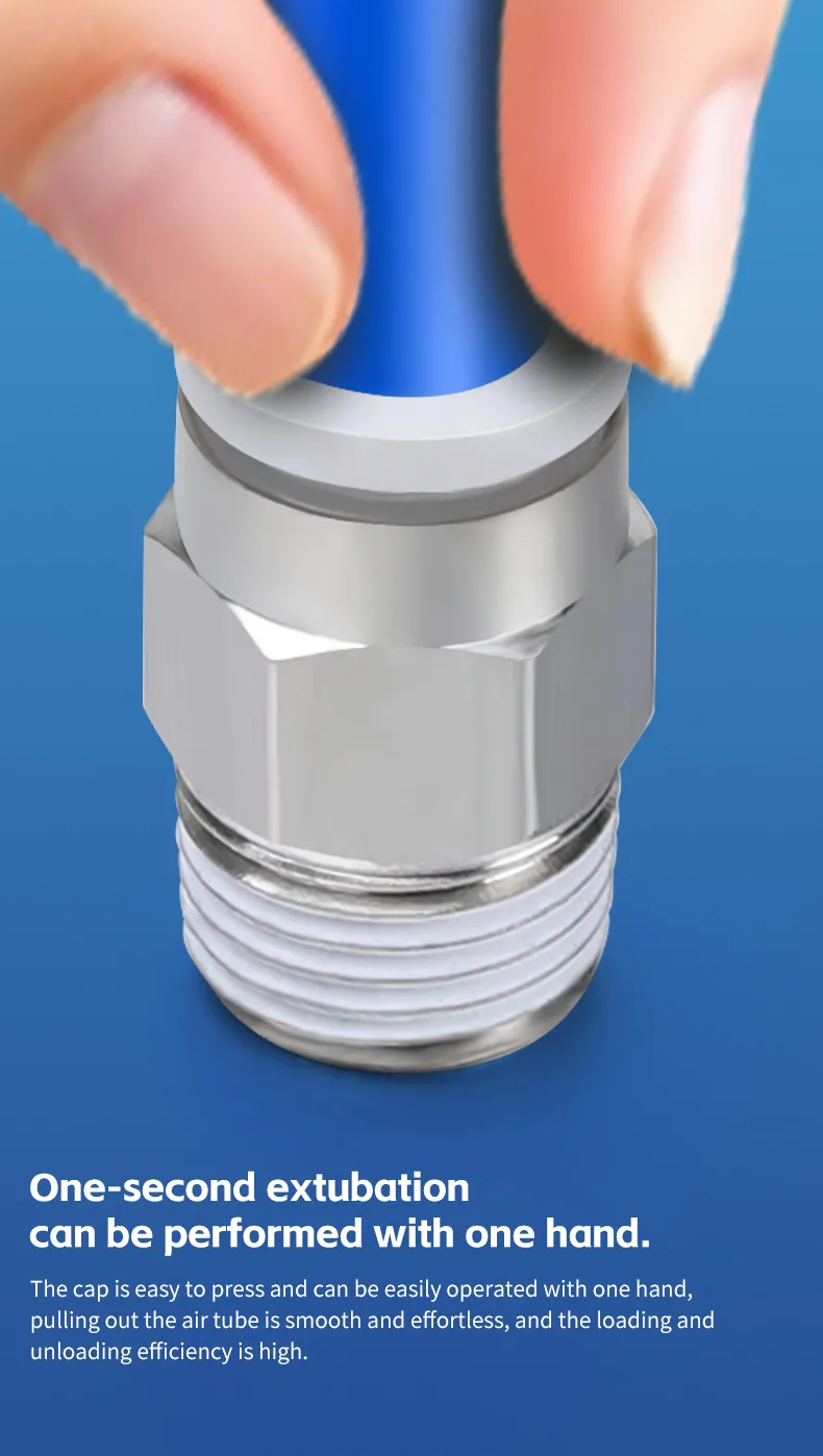 MINI PC Pneumatic Fitting - Durable, High-Performance Connector detail image 3