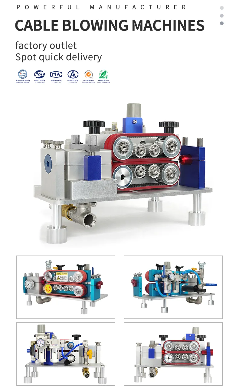 Cable blowing machine accessory product