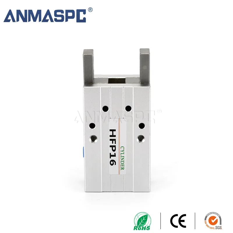 New HFP Mechanical Finger Cylinder Pneumatic Power Aluminium Series Cylinder with Piston and Bearing Core Components gallery image 1