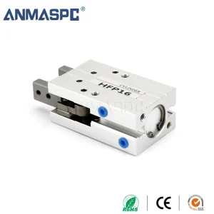 New HFP Mechanical Finger Cylinder Pneumatic Power Aluminium Series Cylinder with Piston and Bearing Core Components gallery image 5