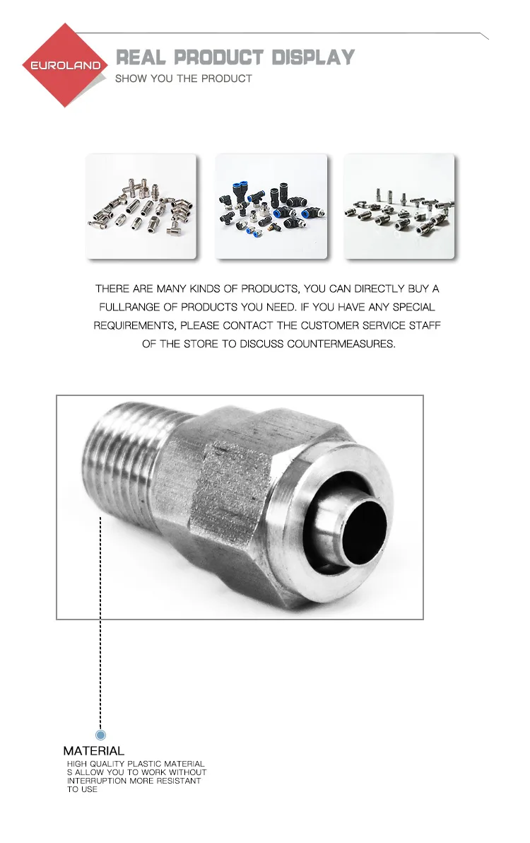 Image de détail du raccord rapide pour tube hexagonal NPT 2