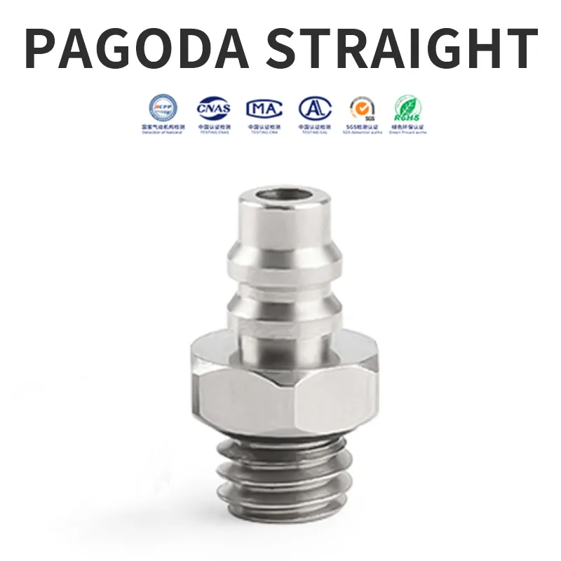 Pagoda Miniature Quick Twist 304 Material Robust and Durable Quick Pneumatic Connector gallery image 1