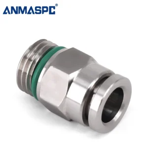 PC-G Male Thread Pneumatic Air Fittings Inner Hexagon Straight in Thread Connector Rotary Joint Air Hose Connector gallery image 2