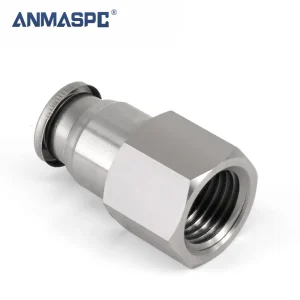 PCF Series Straight Female Thread Pneumatic Connector Quick Connecting Tube Fittings gallery image 3
