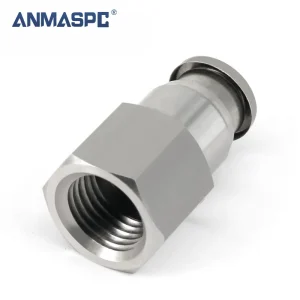 PCF Series Straight Female Thread Pneumatic Connector Quick Connecting Tube Fittings gallery image 5