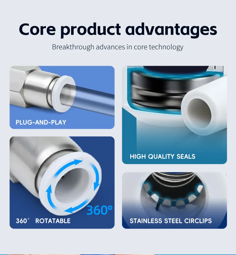 PD Pneumatic Fitting - Durable, High-Performance Connector detail image 2