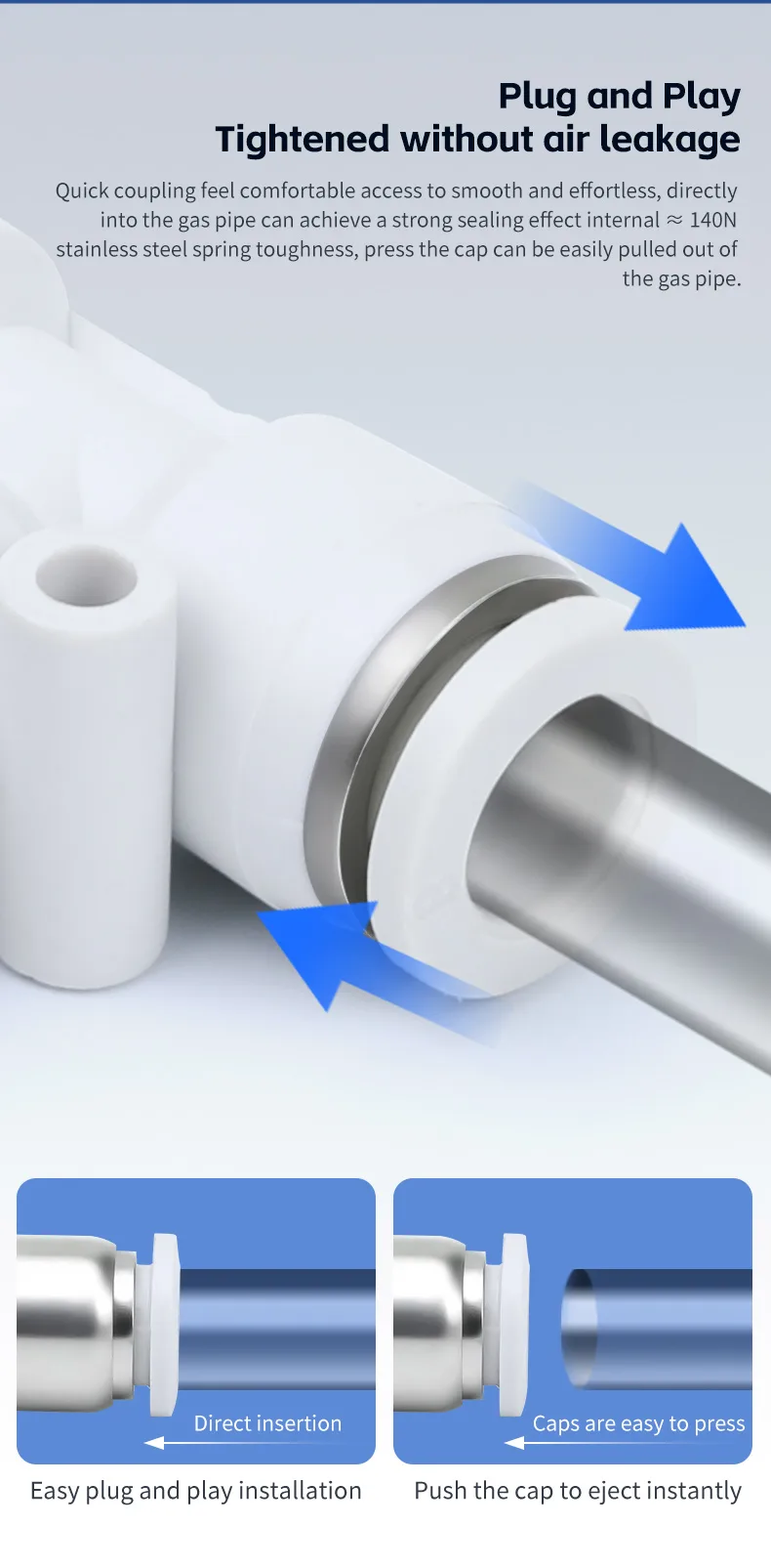 PD Pneumatic Fitting - Durable, High-Performance Connector detail image 4