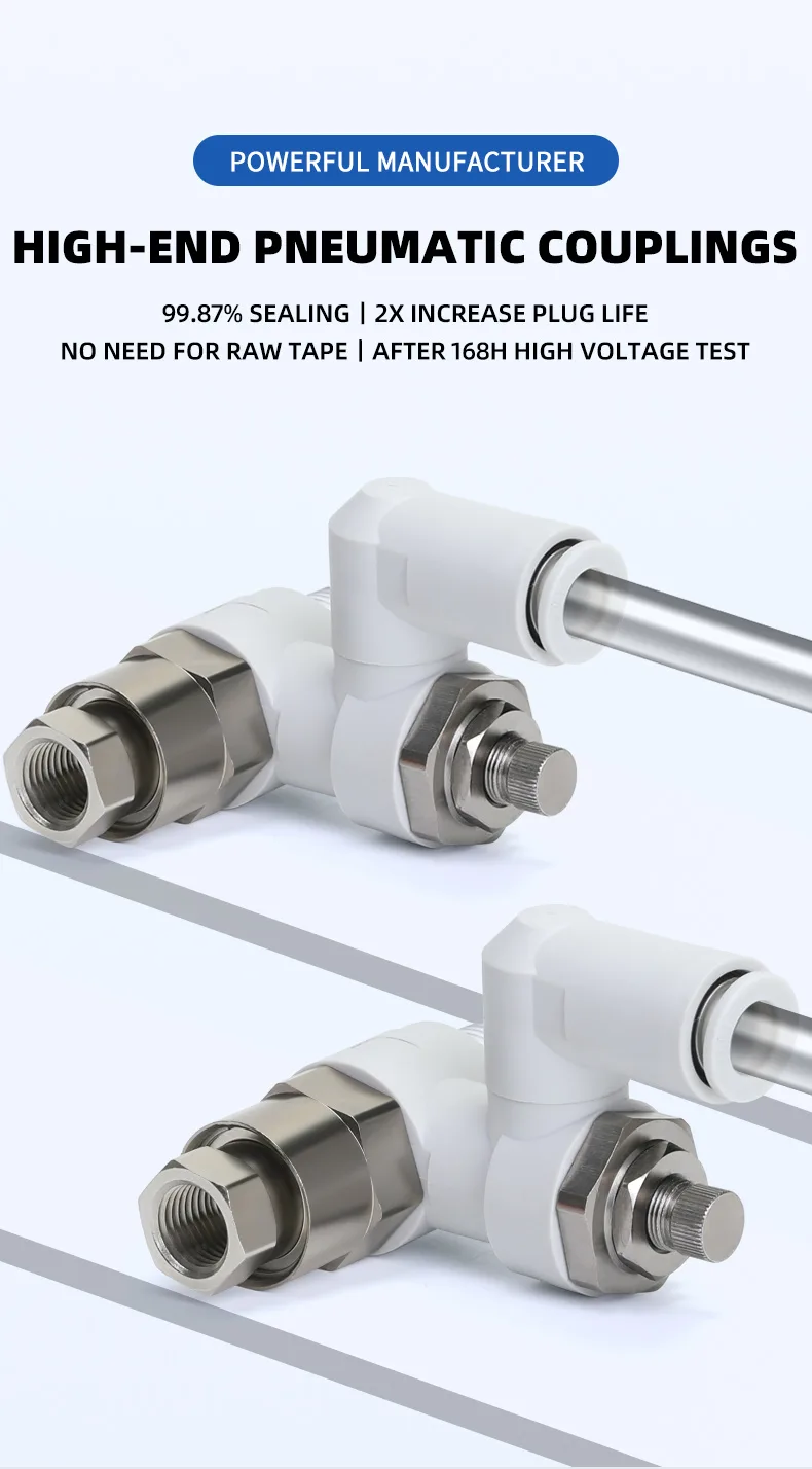 Pilot-Operated Check Valve for Efficient Flow Control Pneumatic Fitting detail image 1