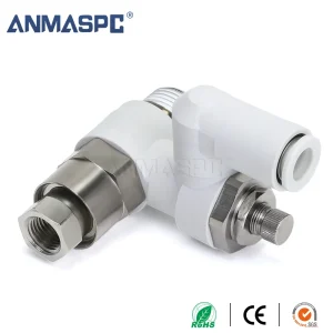 Pilot-Operated Check Valve for Efficient Flow Control Pneumatic Fitting gallery image 1