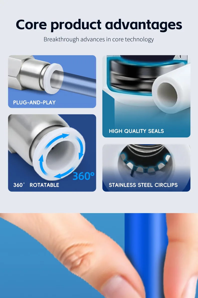 PLF Pneumatic Fitting - Durable, High-Performance Connector detail image 2
