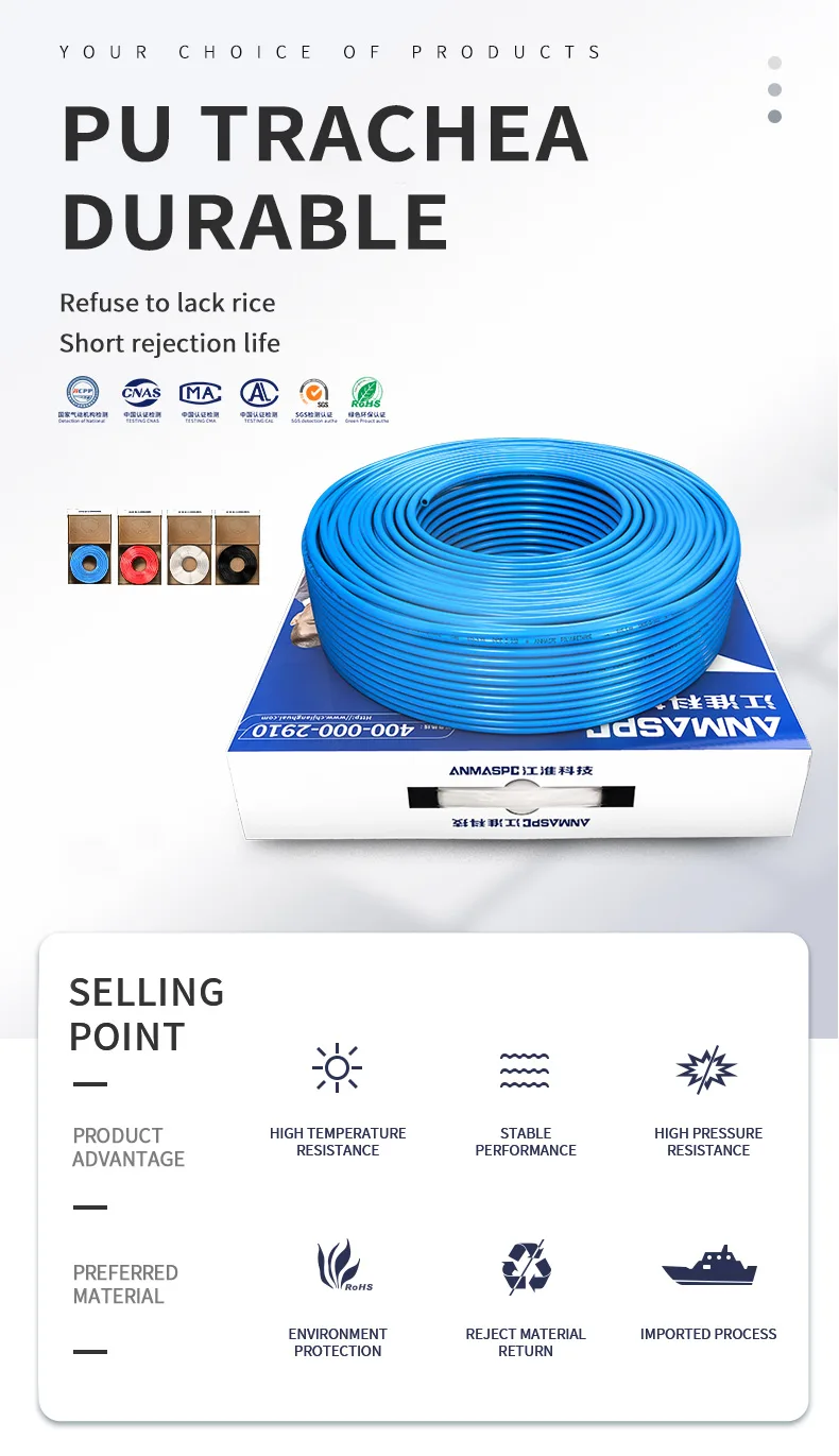 Pneumatic Air Hose Plastic 6Ã4 detail image 1