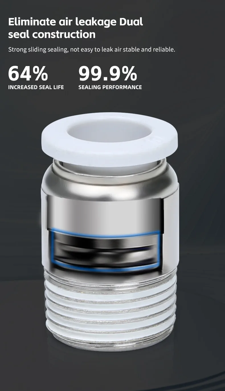 POC Pneumatic Fitting - Durable, High-Performance Connector detail image 5