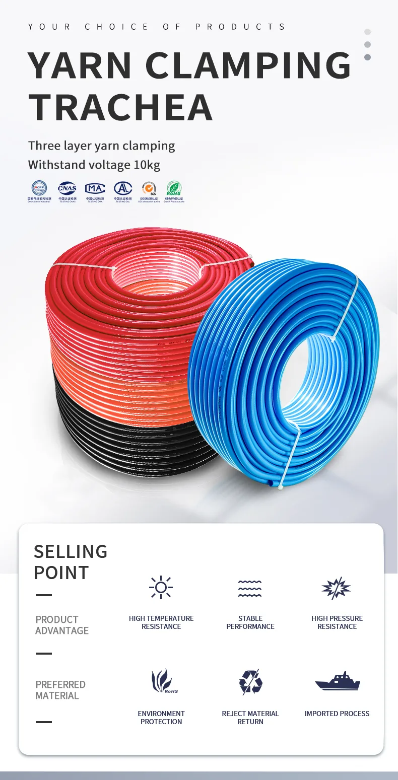 Polyurethane Clamping Yarn Air hose detail image 1