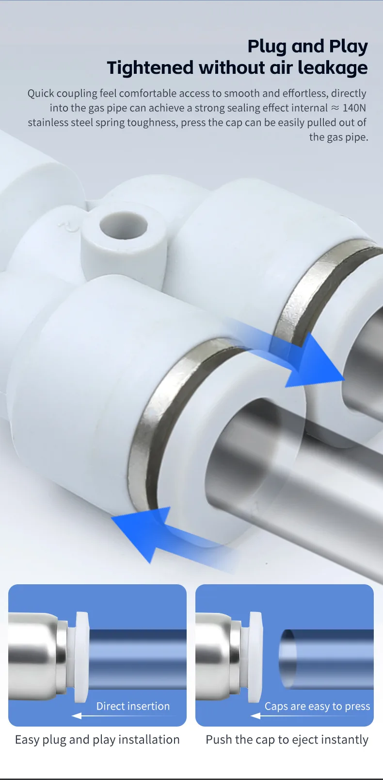 PX Pneumatic Fitting - Durable, High-Performance Connector detail image 3