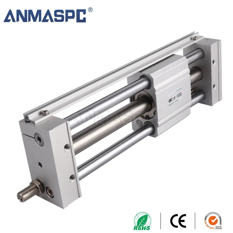 RMT Series Magnetic Rodless Cylinder New Condition Pneumatic Power Piston Structure Direct Manufacturer gallery image 1
