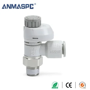 S-AS-FS Scaled Elbow Type Speed Control Valve Pneumatic Fitting gallery image 5