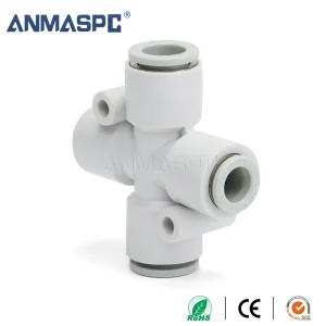 S-KQ2TX Reducer Cross Fitting Pneumatic Fitting- Versatile Piping Solution gallery image 5
