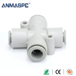 S-KQ2TX Reducer Cross Fitting Pneumatic Fitting- Versatile Piping Solution gallery image 6