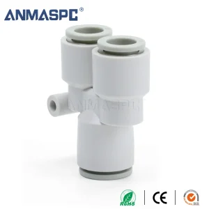 S-KQ2U Y-Type Connector for Pneumatic Tubing Pneumatic Fitting gallery image 2