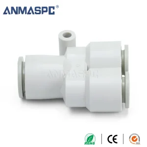 S-KQ2U Y-Type Connector for Pneumatic Tubing Pneumatic Fitting gallery image 5
