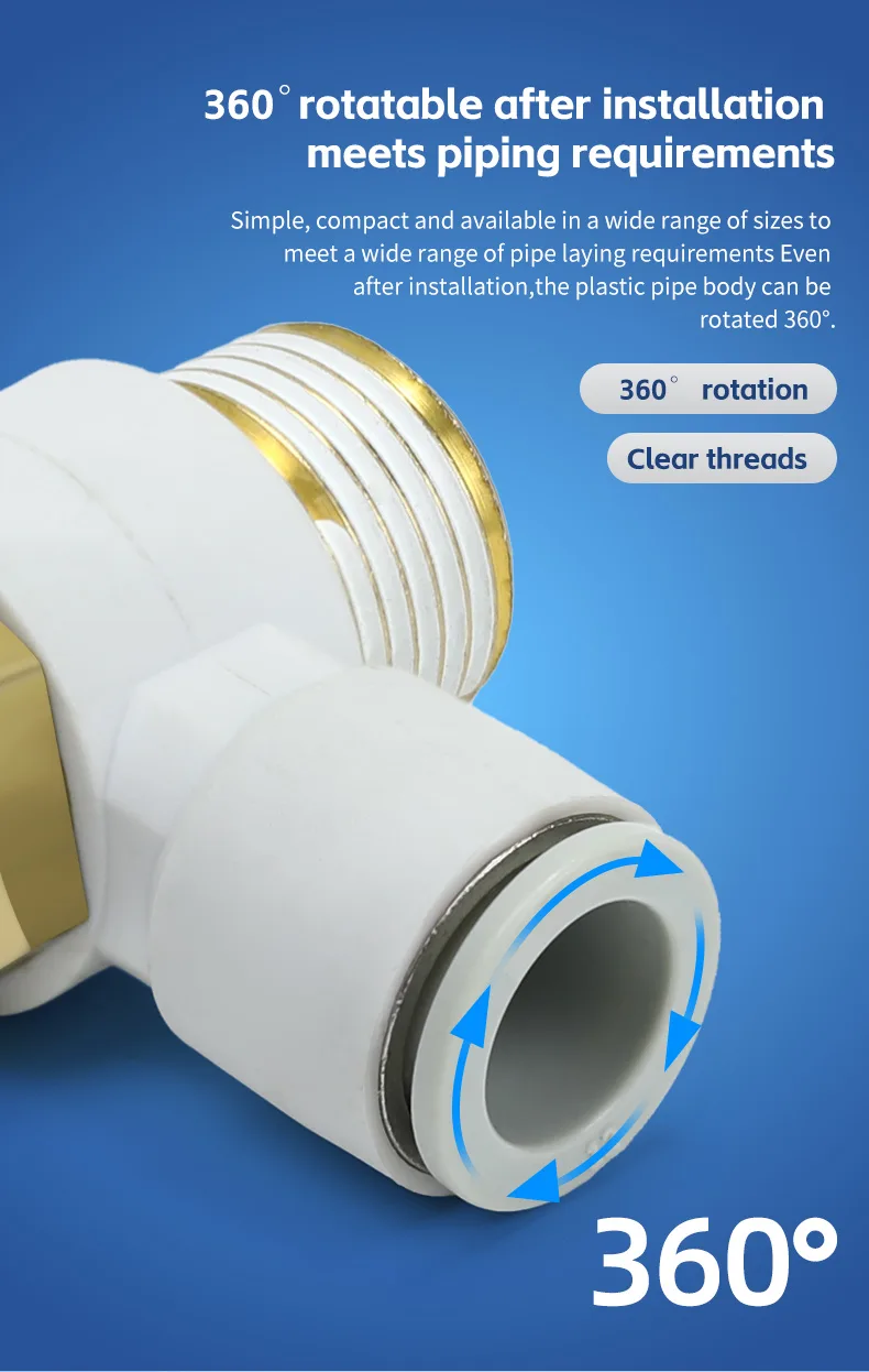 S-KQ2V Universal Elbow Connector Pneumatic Fitting detail image 7