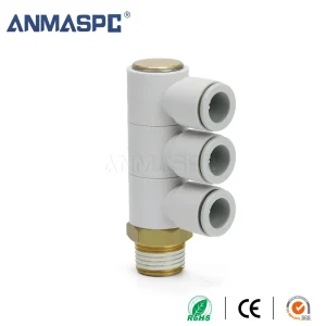 S-KQ2VT Three Single-Tube Universal Elbow Fittings Pneumatic Fitting gallery image 2