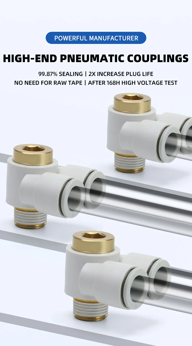 S-KQ2ZS Hex Socket Universal Elbow Fitting  Pneumatic Fitting detail image 1