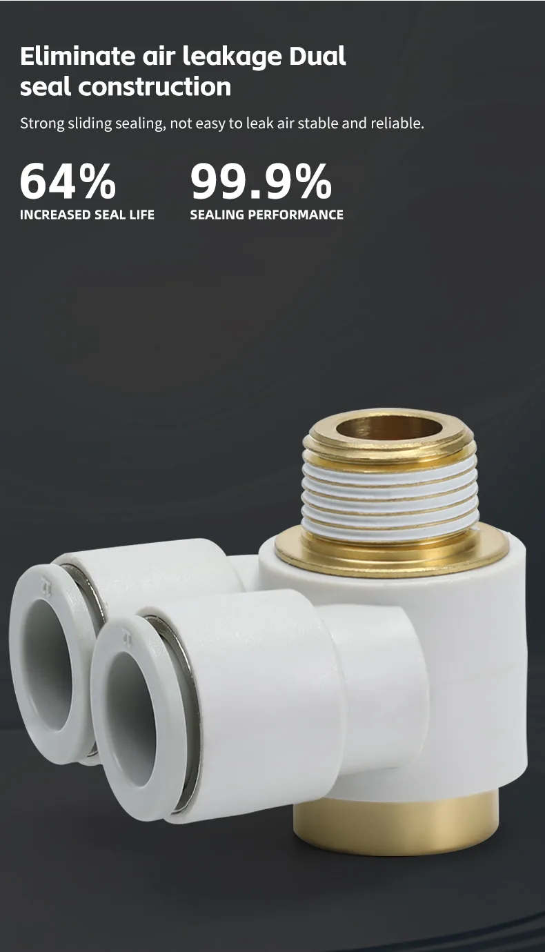 S-KQ2ZS Hex Socket Universal Elbow Fitting  Pneumatic Fitting detail image 5