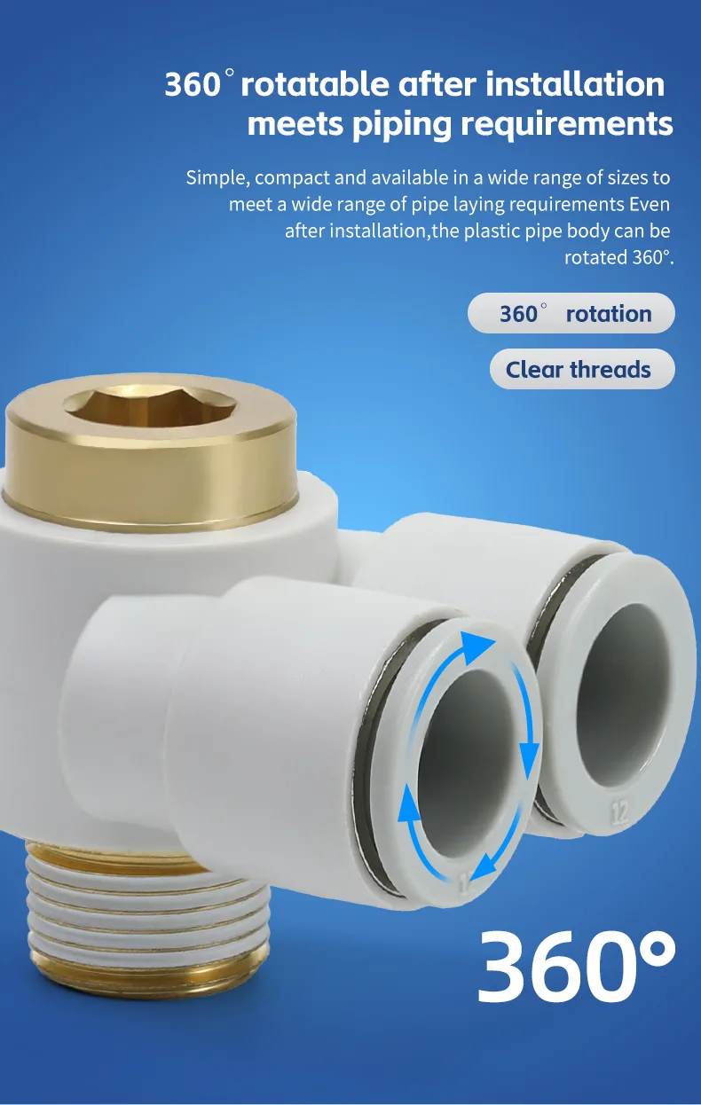 S-KQ2ZS Hex Socket Universal Elbow Fitting  Pneumatic Fitting detail image 7