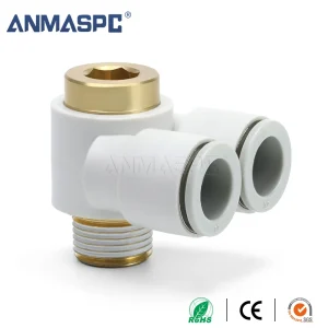 S-KQ2ZS Hex Socket Universal Elbow Fitting  Pneumatic Fitting gallery image 2