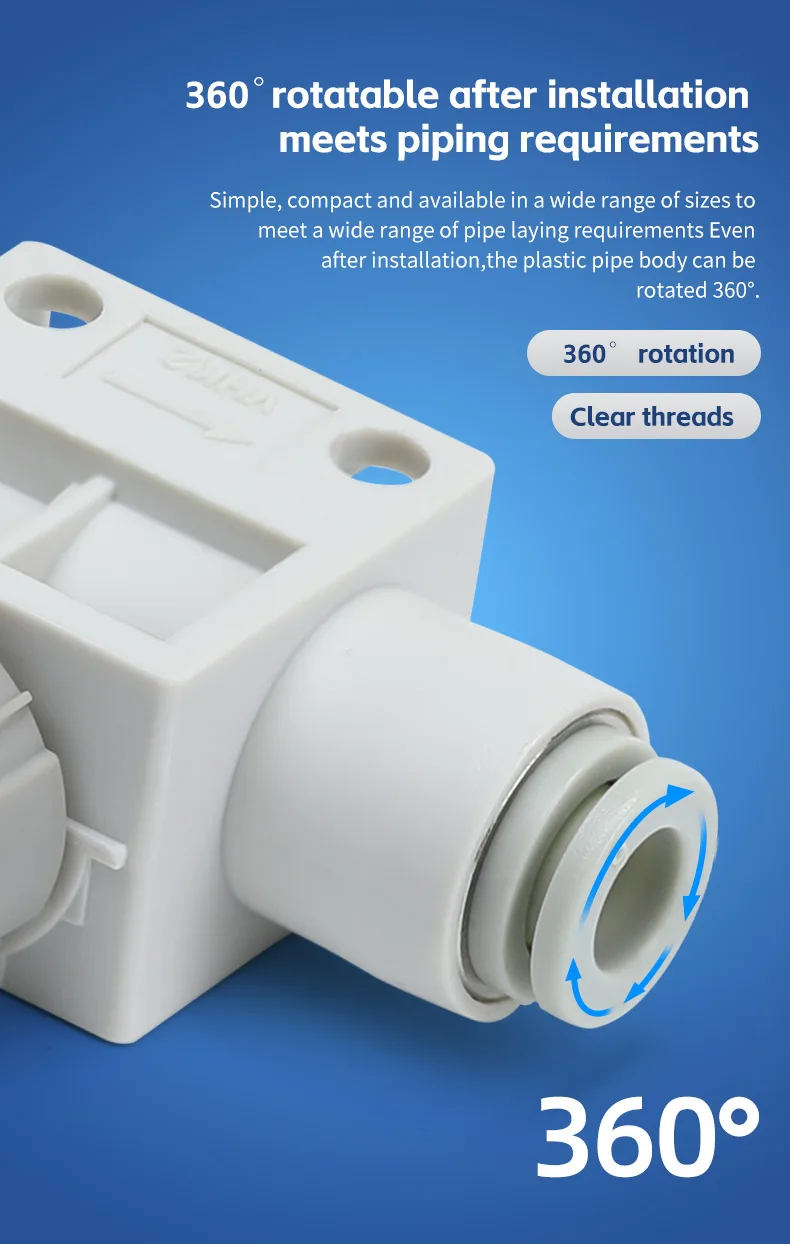 S-VHK2 Valve 1(P).2(A) Quick-Change Connector  Pneumatic Fitting detail image 7