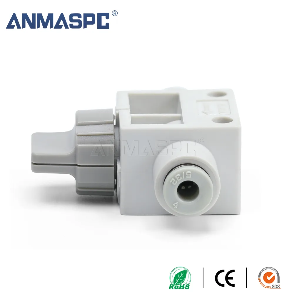 S-VHK2 valve quick-change connector used in a pneumatic control assembly