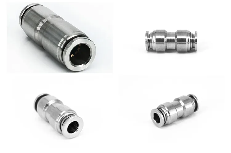 Single Ferrule Tube Connector Straight Fittings detail image 5