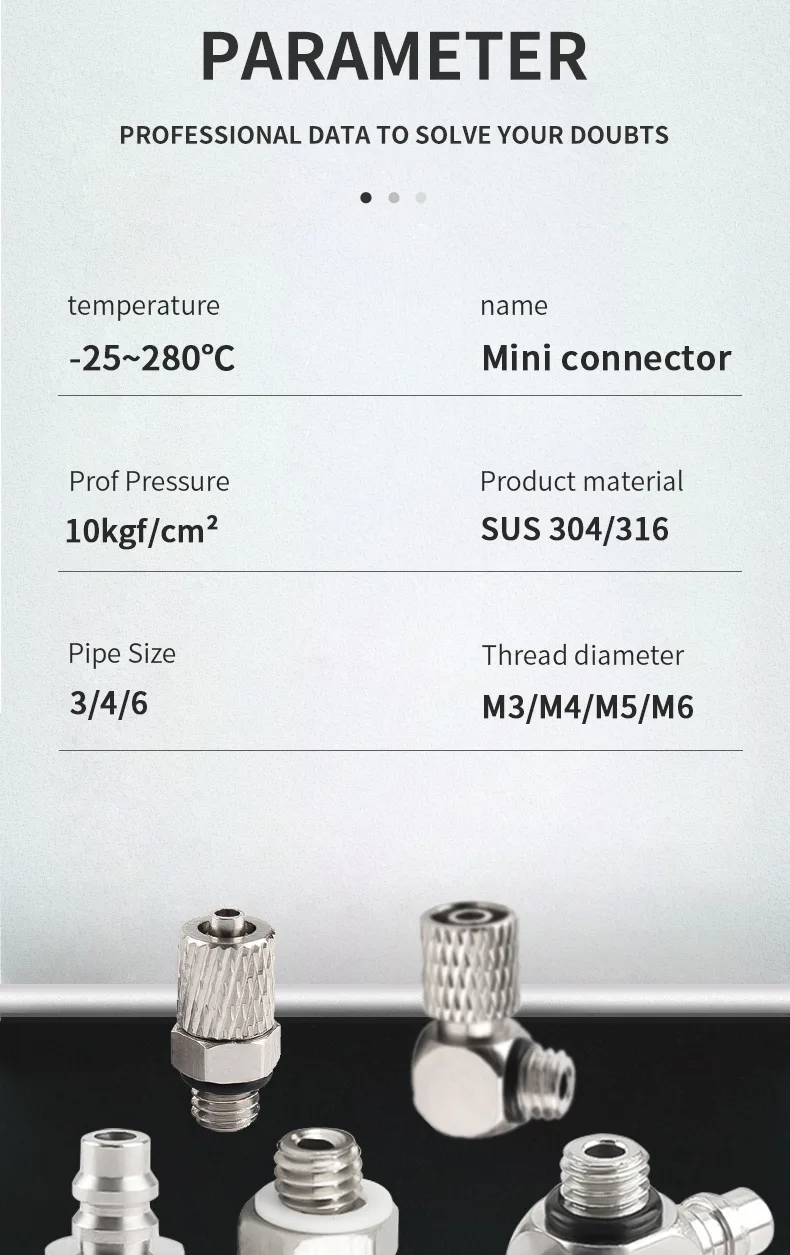 stainless steel mini quick connectors detail image 7