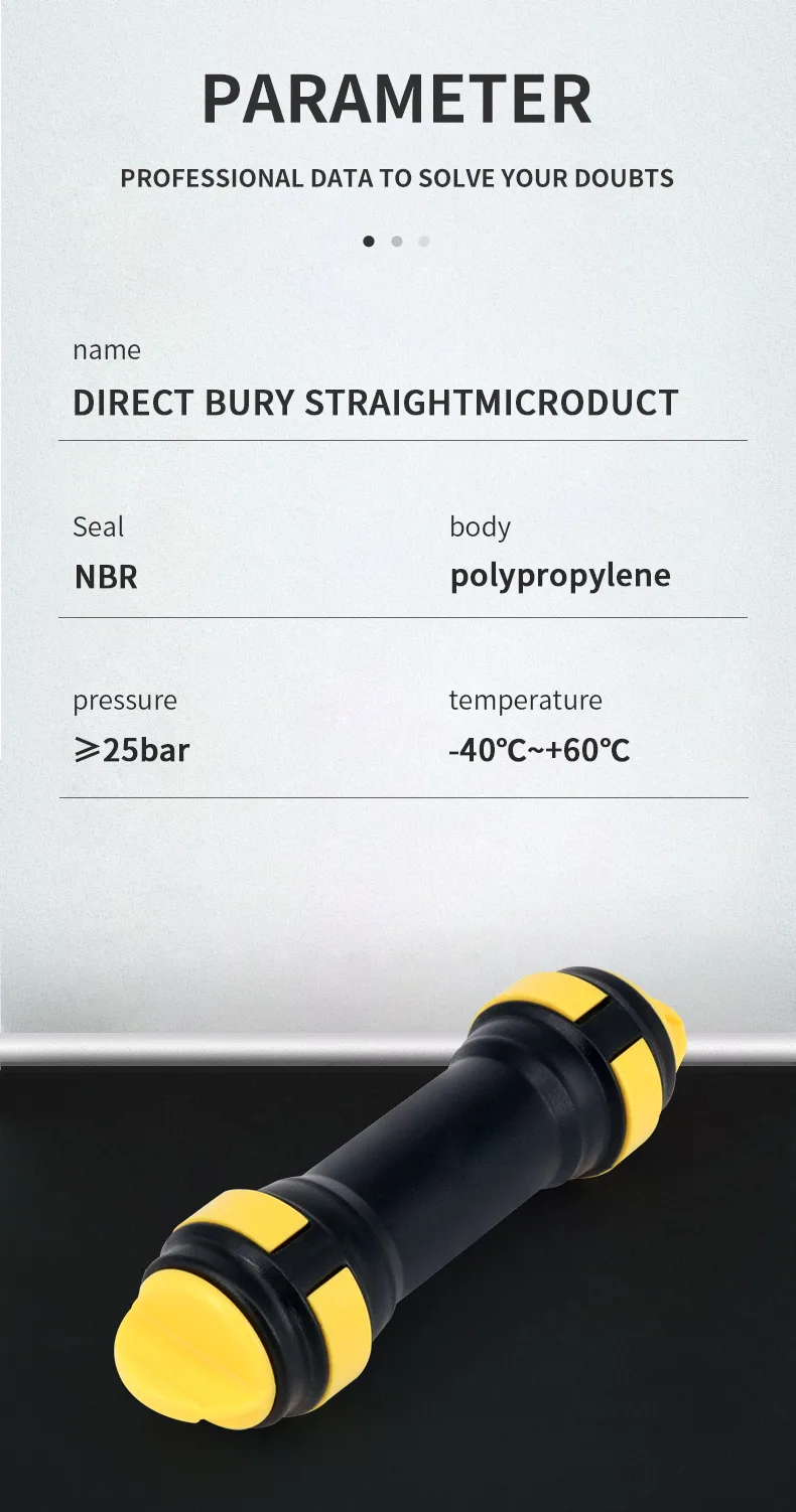 straight direct bury micro duct connector detail image 8