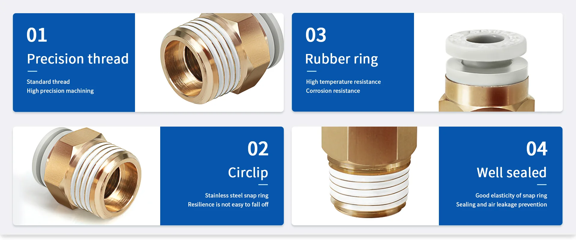 Straight Push Fittings Male Thread detail image 2