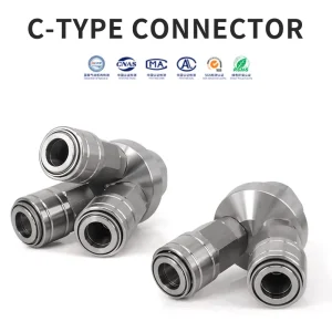 Tee Self-locking C-type Connector gallery image 2