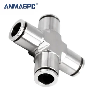 Vacuum Cross Type Pipe Fittings Four-way Slip Lock gallery image 5