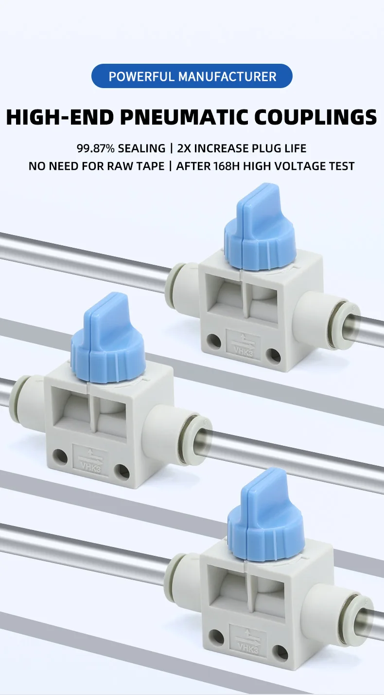 VHK Tri-Way Valve Pneumatic Fitting detail image 1