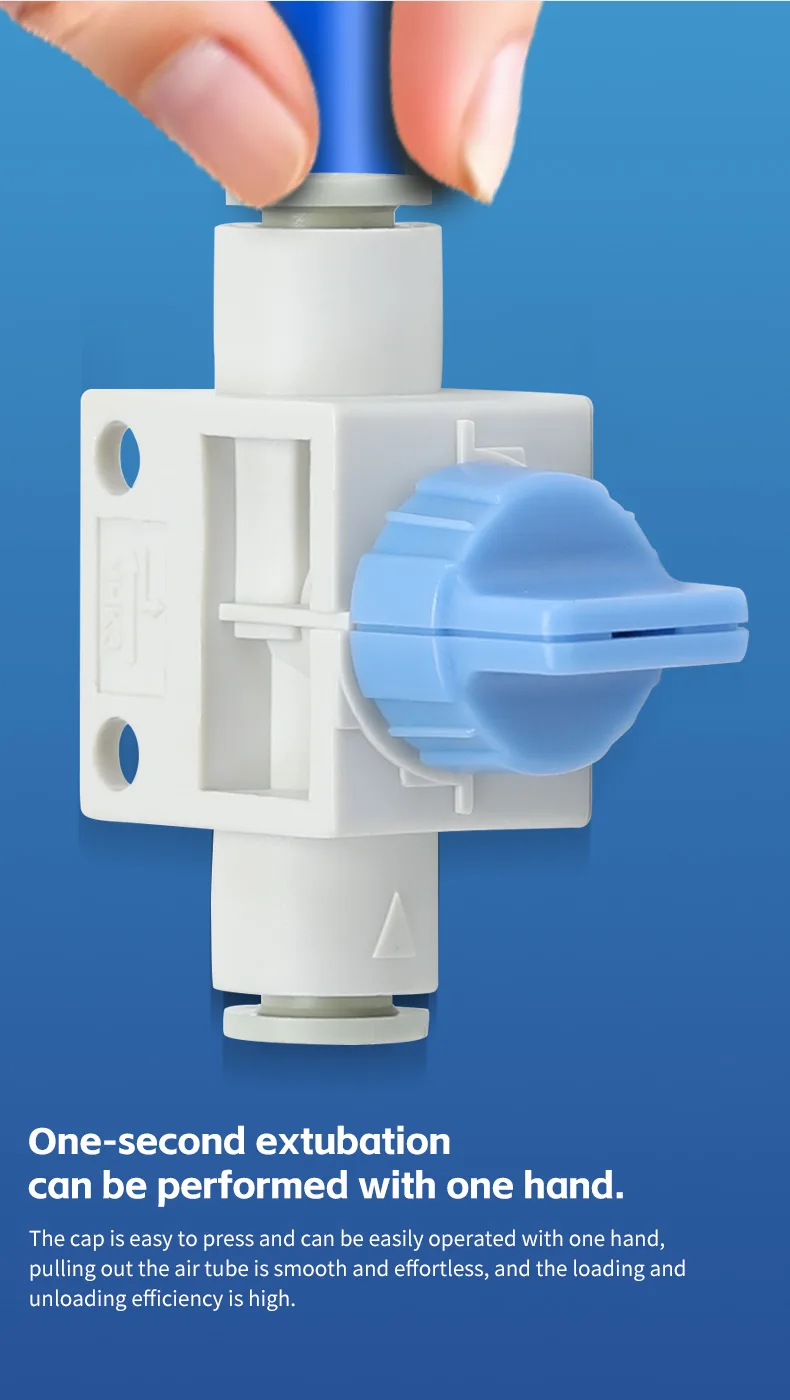 VHK Tri-Way Valve Pneumatic Fitting detail image 3