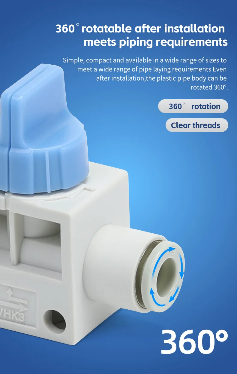 VHK Tri-Way Valve Pneumatic Fitting detail image 7