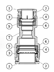 Zinc Alloy Reducer Connector detail image 2