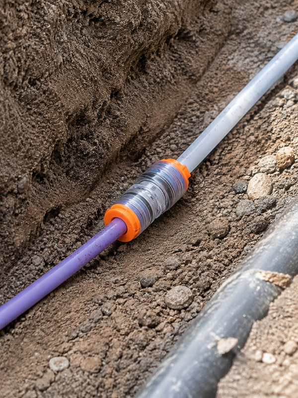 Telecom pedestal application for microduct ducting