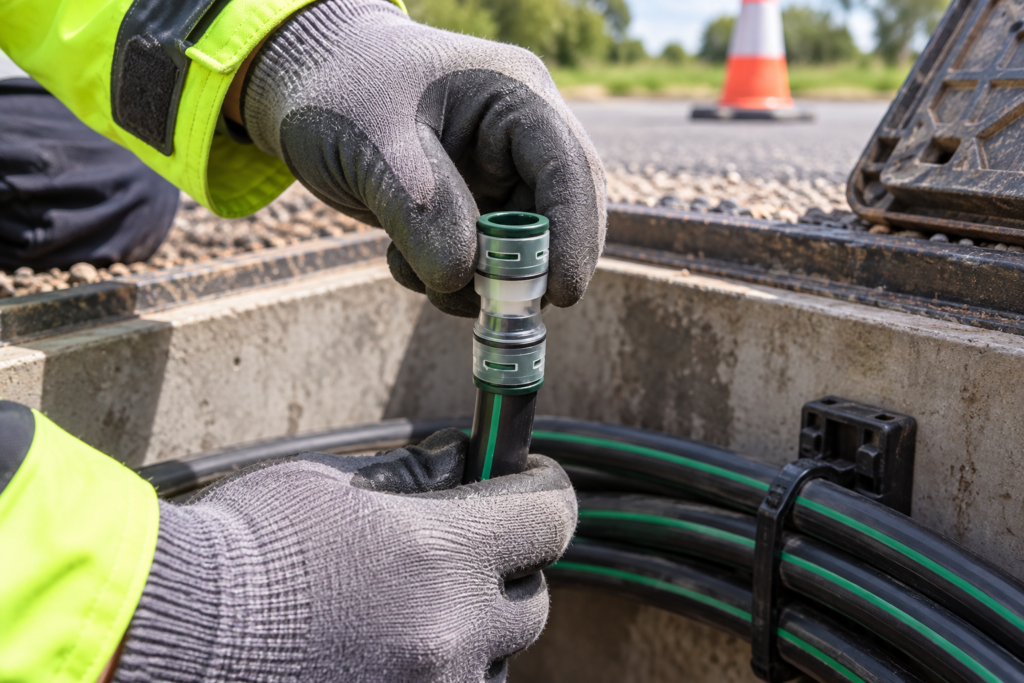 How to Install a Microduct End Stops Without Damaging the Microduct