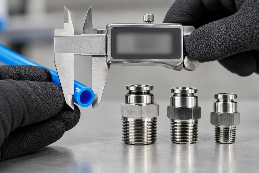 Pneumatic Push-In Air Fittings Selection Checklist for Automated Equipment and Air Lines