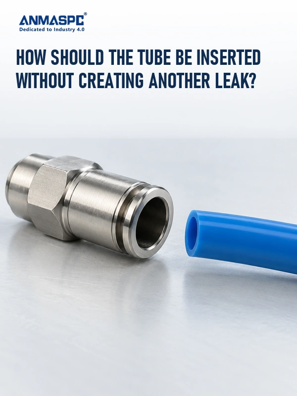 Inspection of a tube end and fitting entry as separate possible leak locations