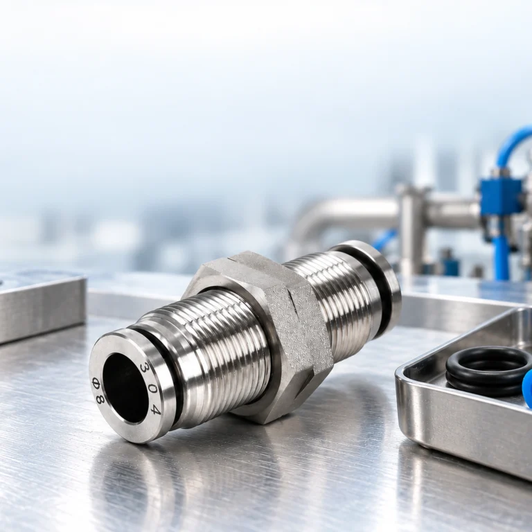 How to Select Stainless Steel Push-In Fittings for Air, Water and Chemicals